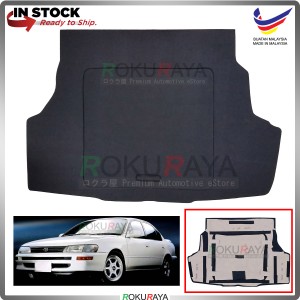 Toyota Corolla AE100 SEG101 Custom Fit 15mm Rear Bonnet Spare Tyre Tire Tayar Cover Back Hard Board Papan (Carpet Wrapped)